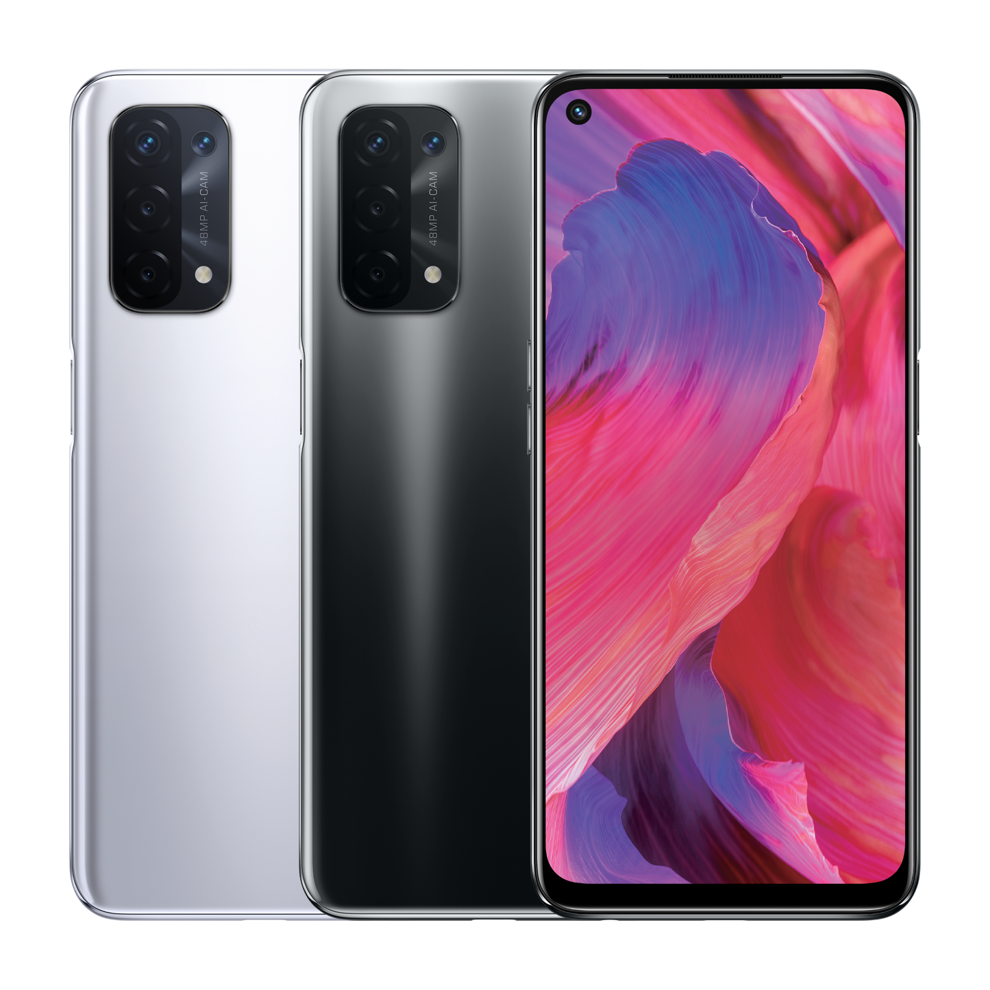 OPPO A74 5G Black - Refurbished - Licht gebruikt