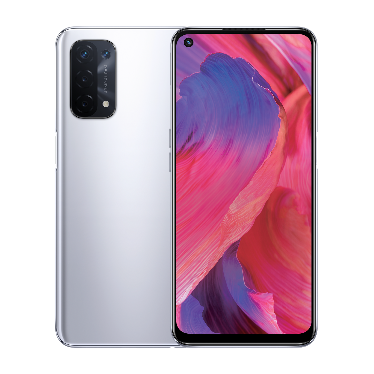 OPPO A74 5G Black - Refurbished - Licht gebruikt