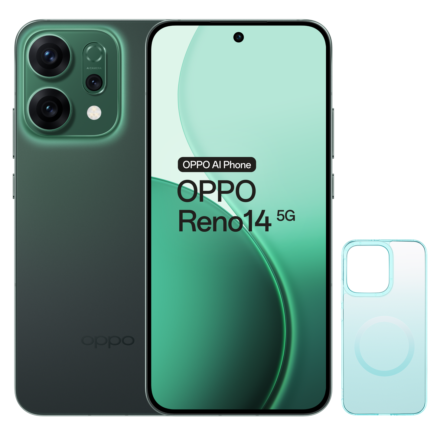 OPPO Reno14 5G + Rückseite